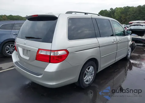2006 Honda Odyssey Ex-L из США, поврежденный, VIN 5FNRL38746B010414
